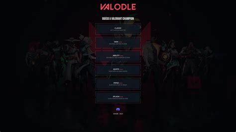 Introducing Valodle.eu: A New Game of Daily Valorant Agent Guessing.